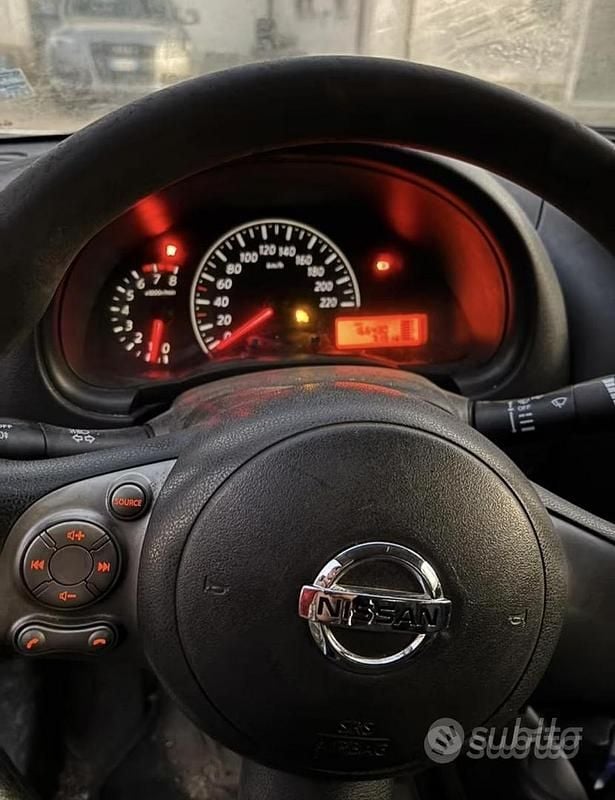 Second-hand Nissan Micra 80 CP (58 kW) 2011 Alb Hatchback