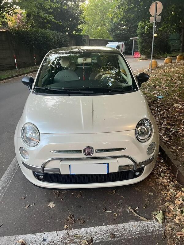 Usata Fiat 500 100 CV (73 kW) 2008 Bianco Utilitaria