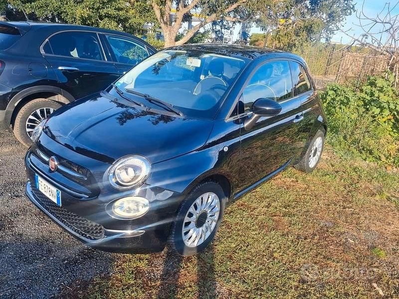 Usata Fiat 500 Lounge 69 CV (50 kW) 2016 Nero Utilitaria