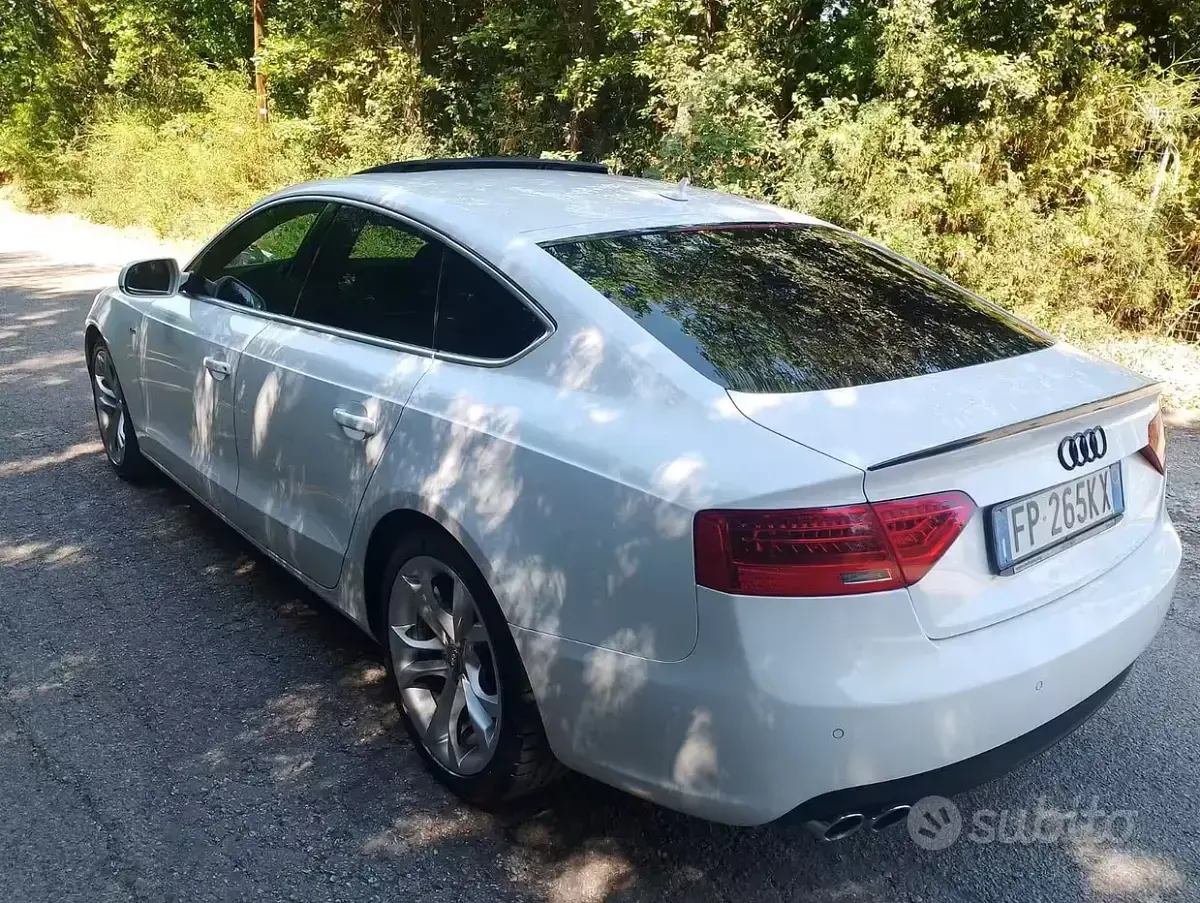 Usata Audi A5 S-Line 136 CV (100 kW) 2018 Bianco Coupé