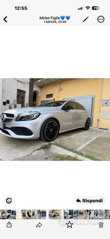 Usata Mercedes A220 177 CV (130 kW) 2017 Grigio Berlina