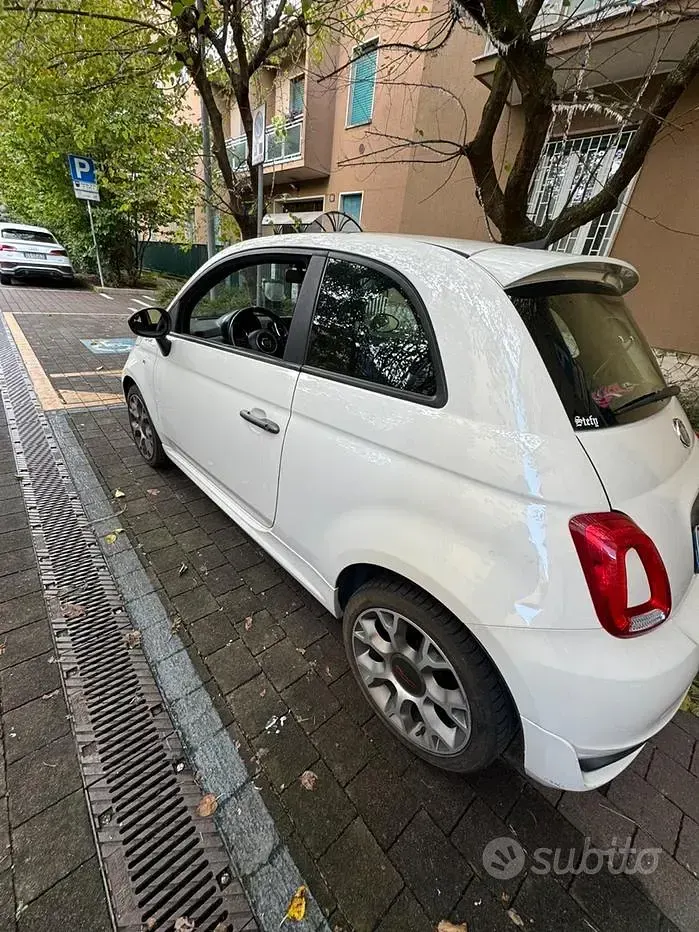 Usata Fiat 500 Sport 70 CV (51 kW) 2021 Bianco Berlina