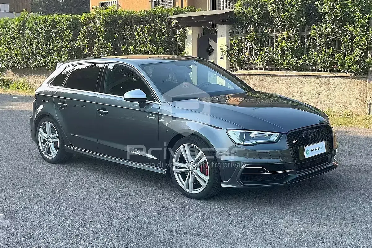 Usata Audi S3 Sportback 300 CV (220 kW) 2015 Grigio Utilitaria