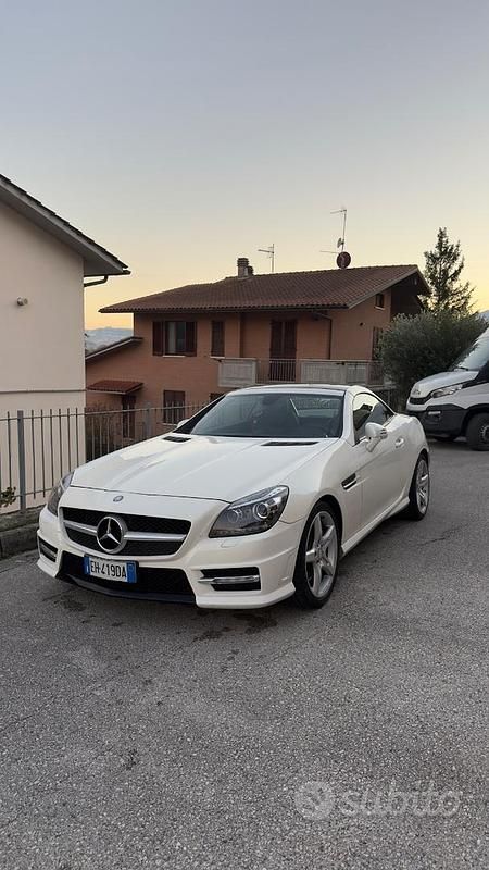 Usata Mercedes SLK250 Premium 204 CV (150 kW) 2011 Bianco Cabrio