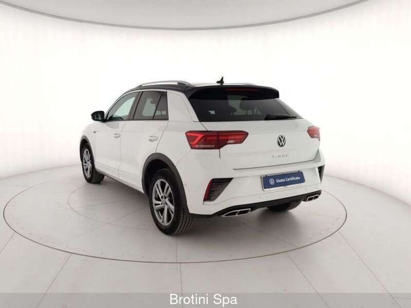 Usata VW T-Roc R-line 110 CV (80 kW) 2022 Bianco SUV