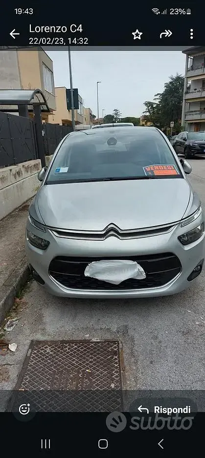 Usata Citroën C4 Picasso 115 CV (84 kW) 2014 Grigio Monovolume