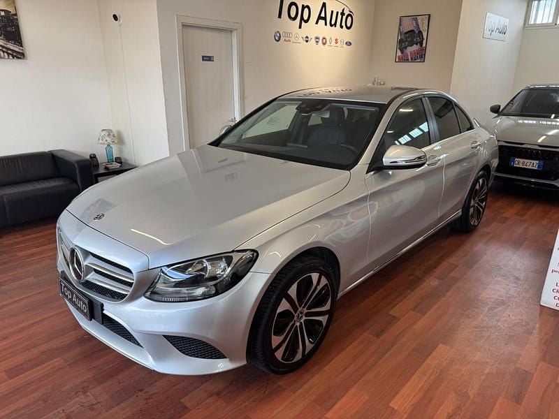 Usata Mercedes C180 122 CV (89 kW) 2020 Argento Berlina