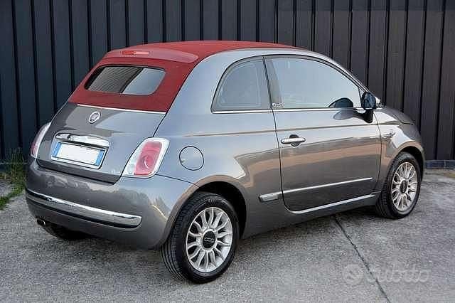 Usata Fiat 500C Lounge 95 CV (69 kW) 2012 Grigio Cabrio