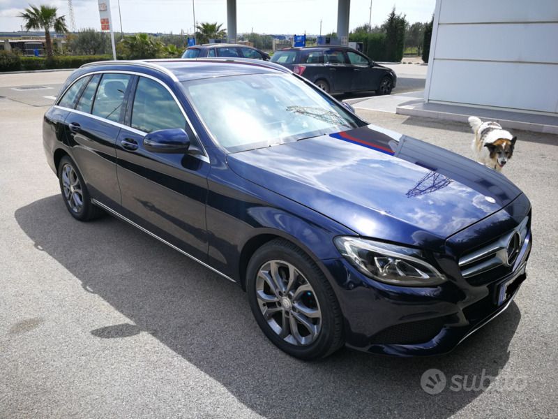Usata Mercedes C220 170 CV (125 kW) 2016 Blu Station wagon