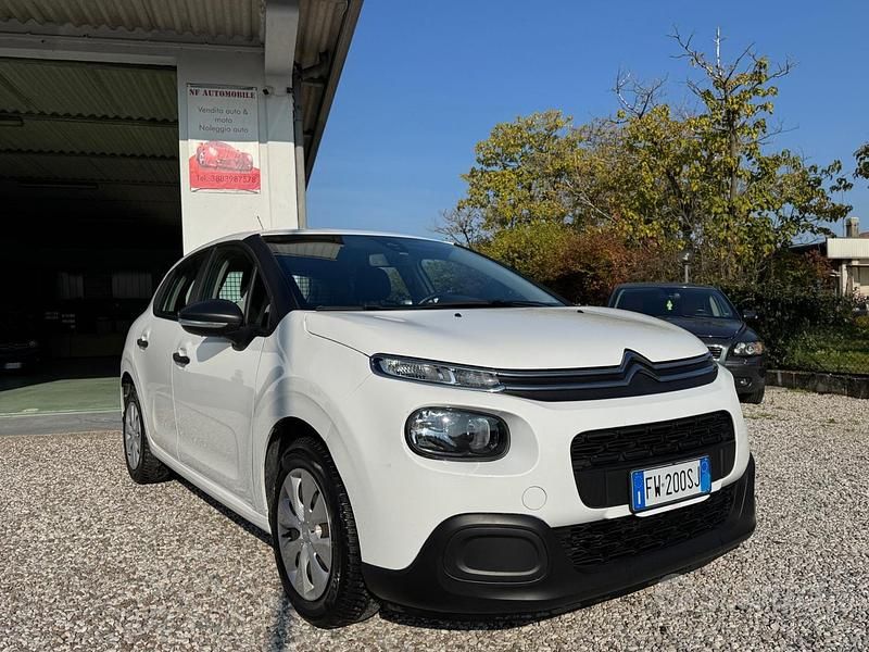 Bianco Usata 2019 Citroën C3 Feel Furgone | 7990 € (Buon prezzo) - Immagine 1/4