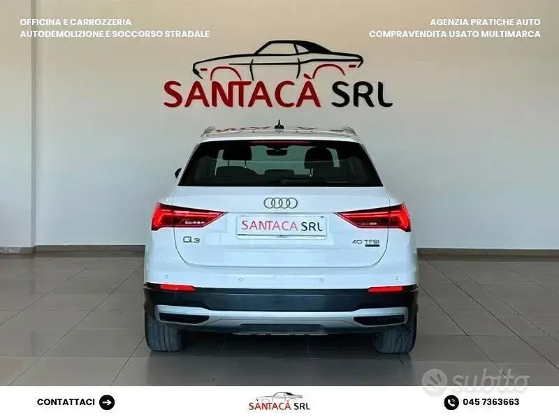 Usata Audi Q3 S-Line 190 CV (139 kW) 2019 Bianco SUV