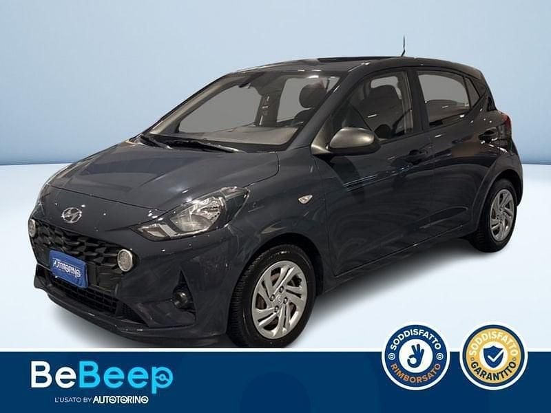Grigio Usata 2021 Hyundai i10 Advanced Plus Due volumi | 12.300 € (Buon prezzo) - Immagine 1/3