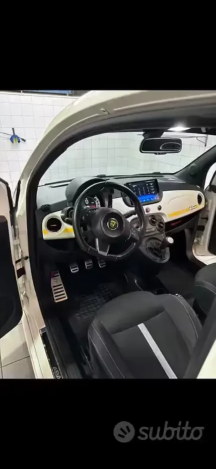 Usata Abarth 595 180 CV (132 kW) 2015 Bianco Berlina