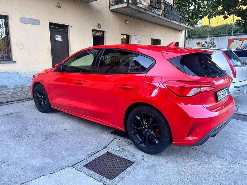 Usata Ford Focus ST-Line 125 CV (91 kW) 2019 Rosso Berlina