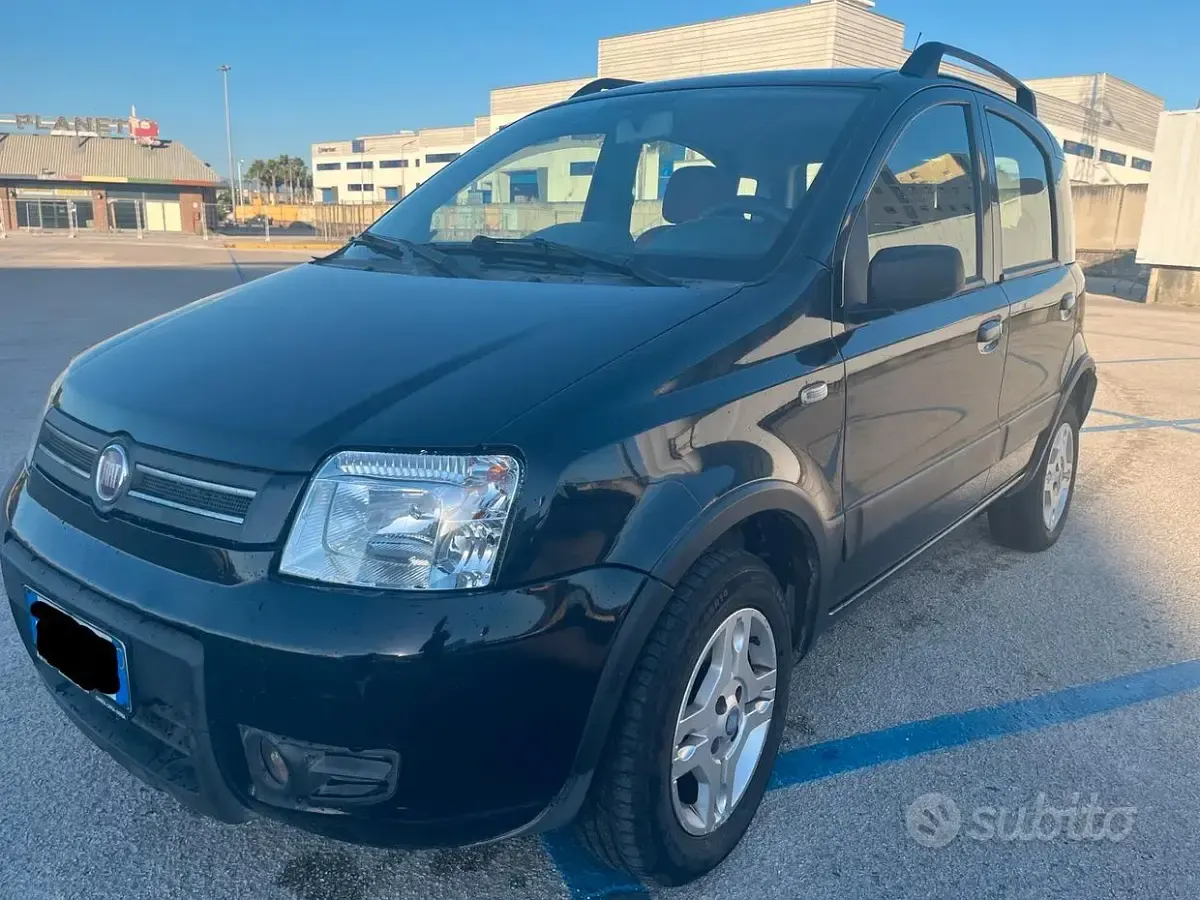 Usata Fiat Panda 69 CV (50 kW) 2010 Nero Utilitaria