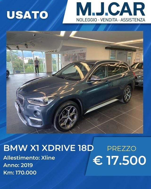 Usata BMW X1 xLine 150 CV (110 kW) 2019 Grigio SUV