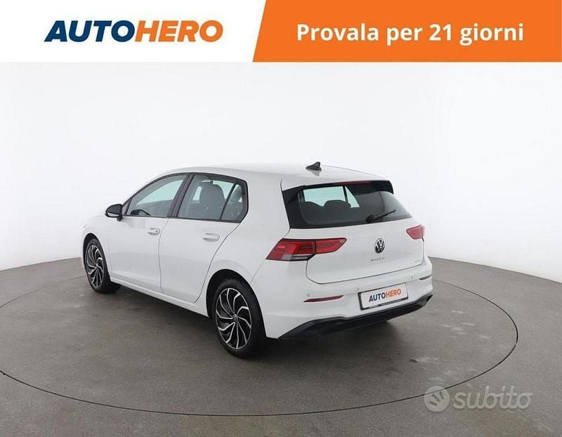 Usata VW Golf VIII Life 150 CV (110 kW) 2020 Bianco Berlina