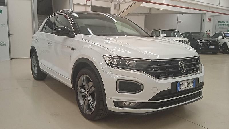 Usata VW T-Roc Advance 150 CV (110 kW) 2020 Bianco tetto nero SUV