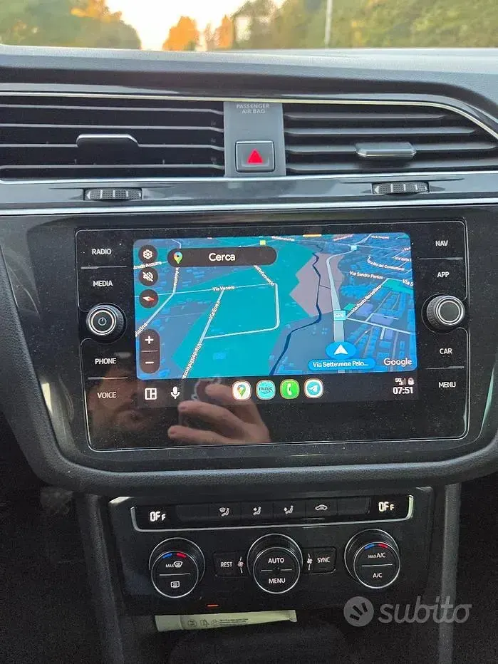 Usata VW Tiguan 125 CV (91 kW) 2018 Bianco SUV