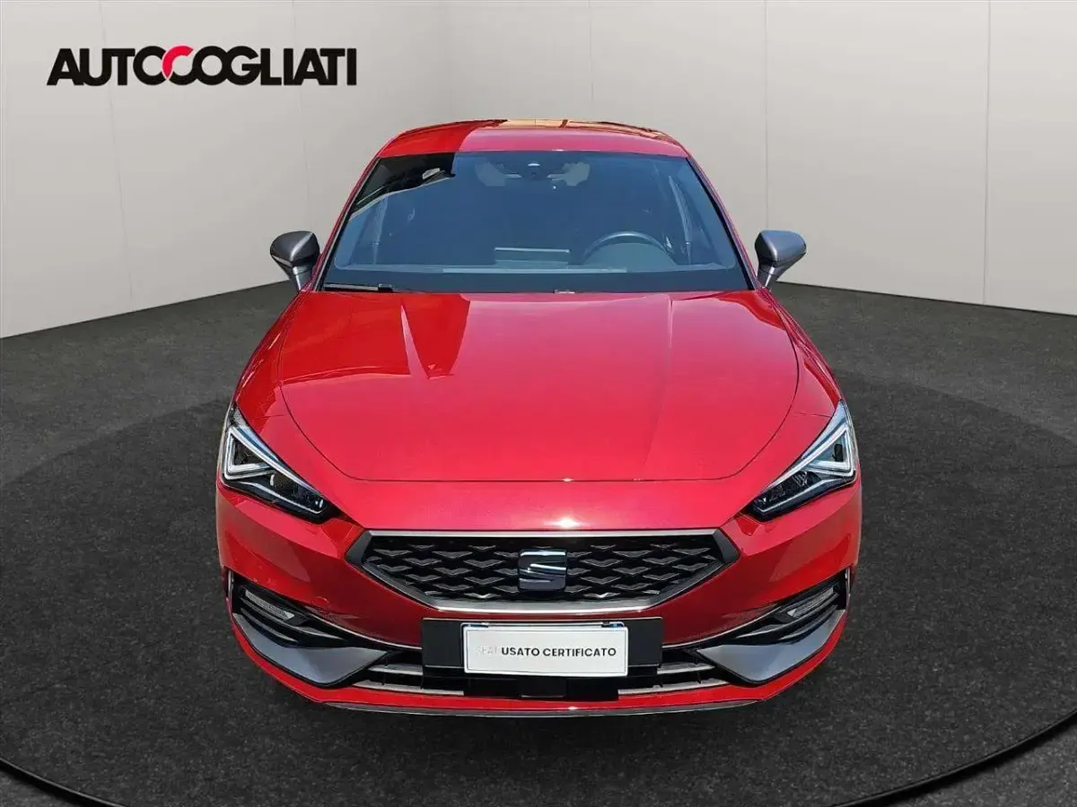 Usata Seat Leon FR 150 CV (110 kW) 2023 Rosso Berlina