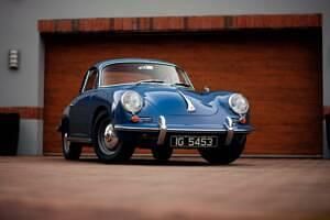 Usata Porsche 356 75 CV (55 kW) 1963 Blu Coupé