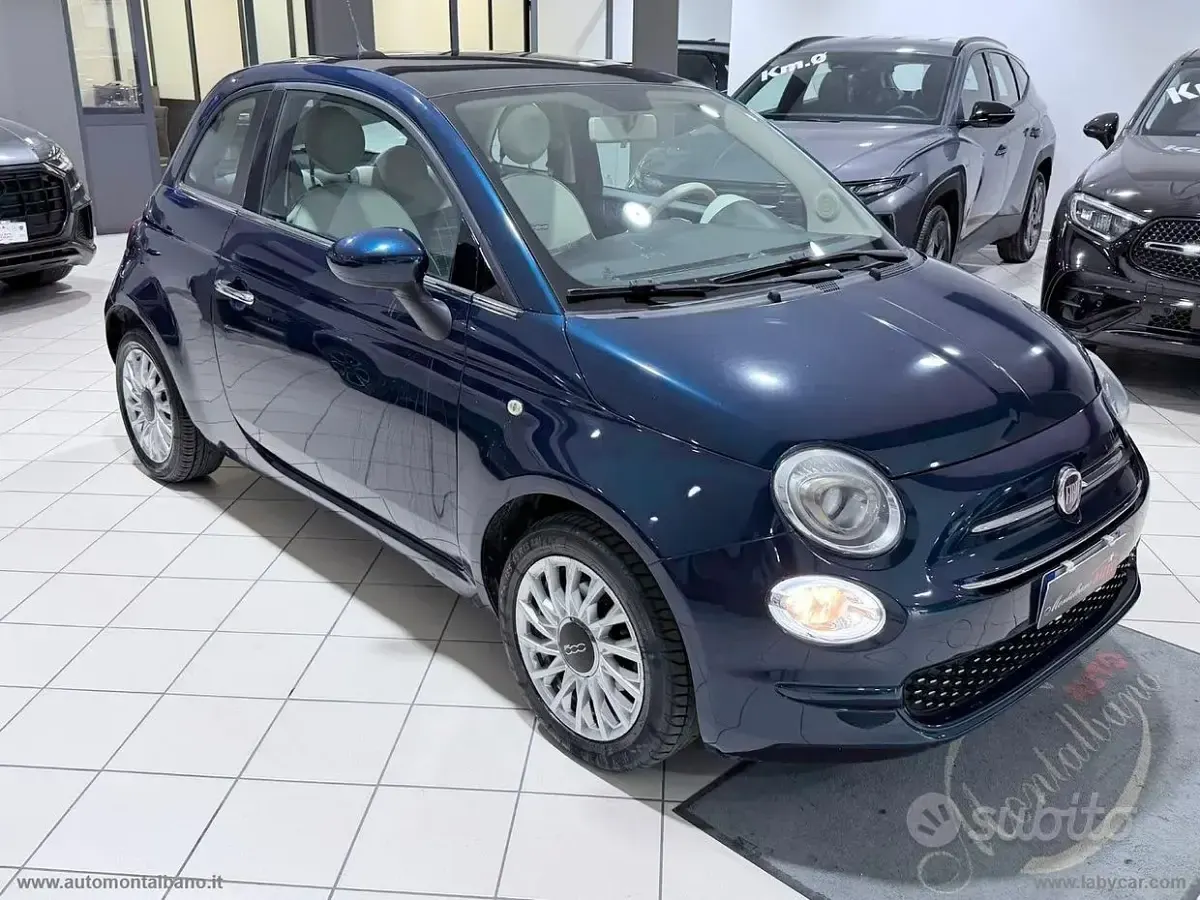 Usata Fiat 500 Lounge 69 CV (50 kW) 2018 Bluazzurro Berlina