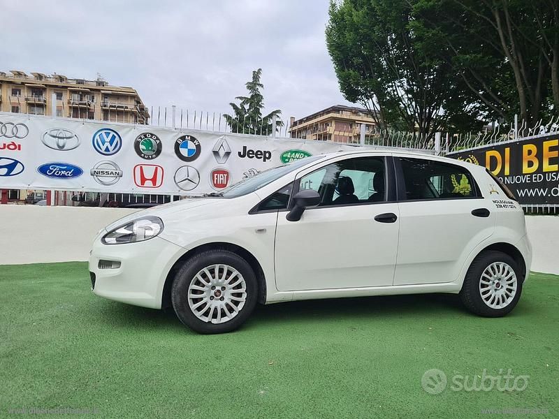 Usata Fiat Punto Evo Active 75 CV (55 kW) 2013 Bianco Utilitaria