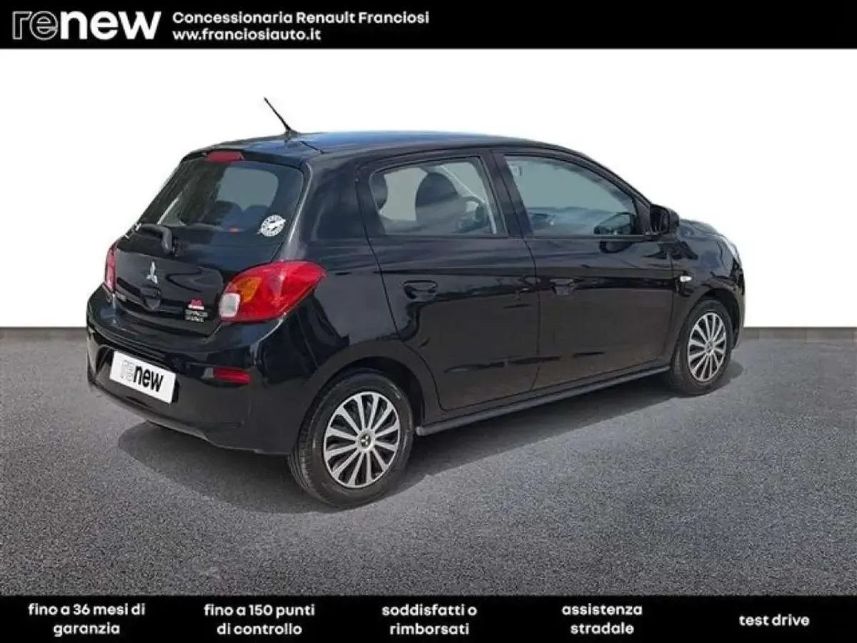 Usata Mitsubishi Space Star 71 CV (52 kW) 2019 Nero Utilitaria