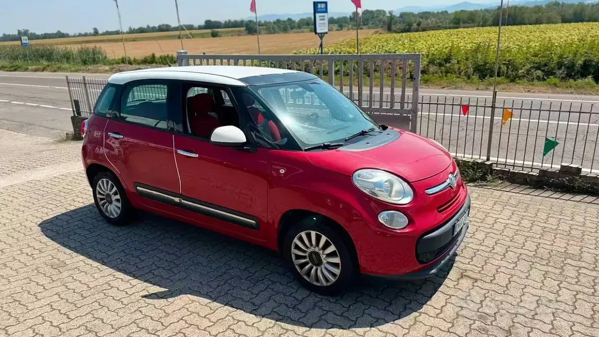 Usata Fiat 500L 85 CV (62 kW) 2012 Rosso Monovolume
