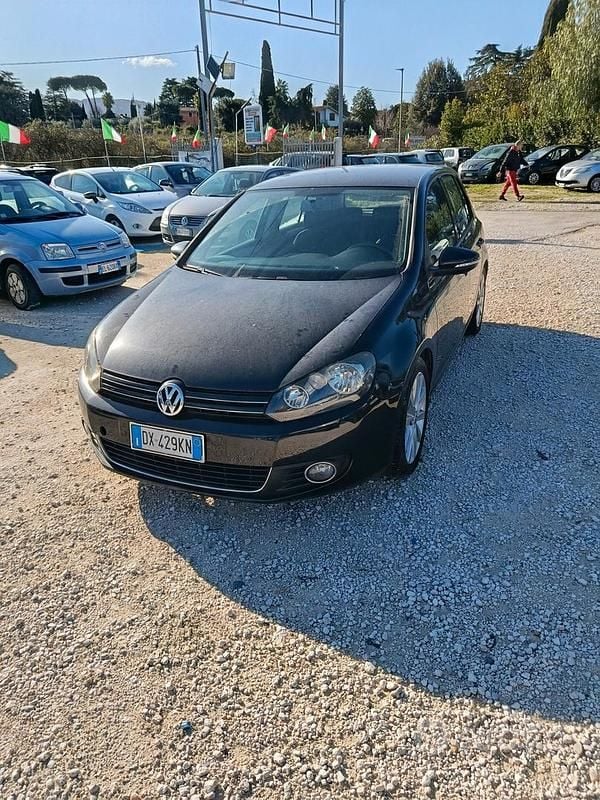 Usata VW Golf VI Highline 122 CV (89 kW) 2009 Nero Utilitaria