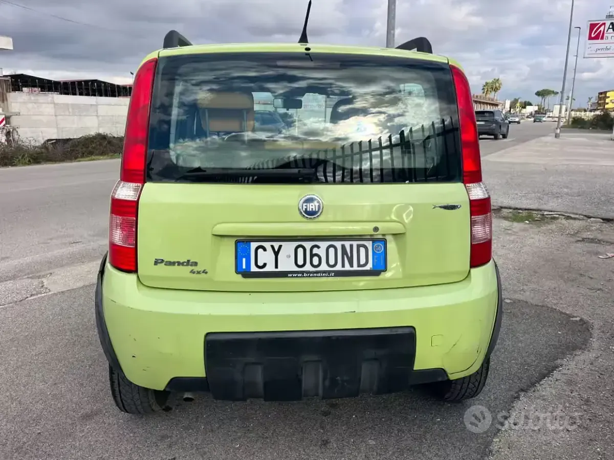 Usata Fiat Panda 4x4 Climbing 60 CV (44 kW) 2006 Verde Utilitaria