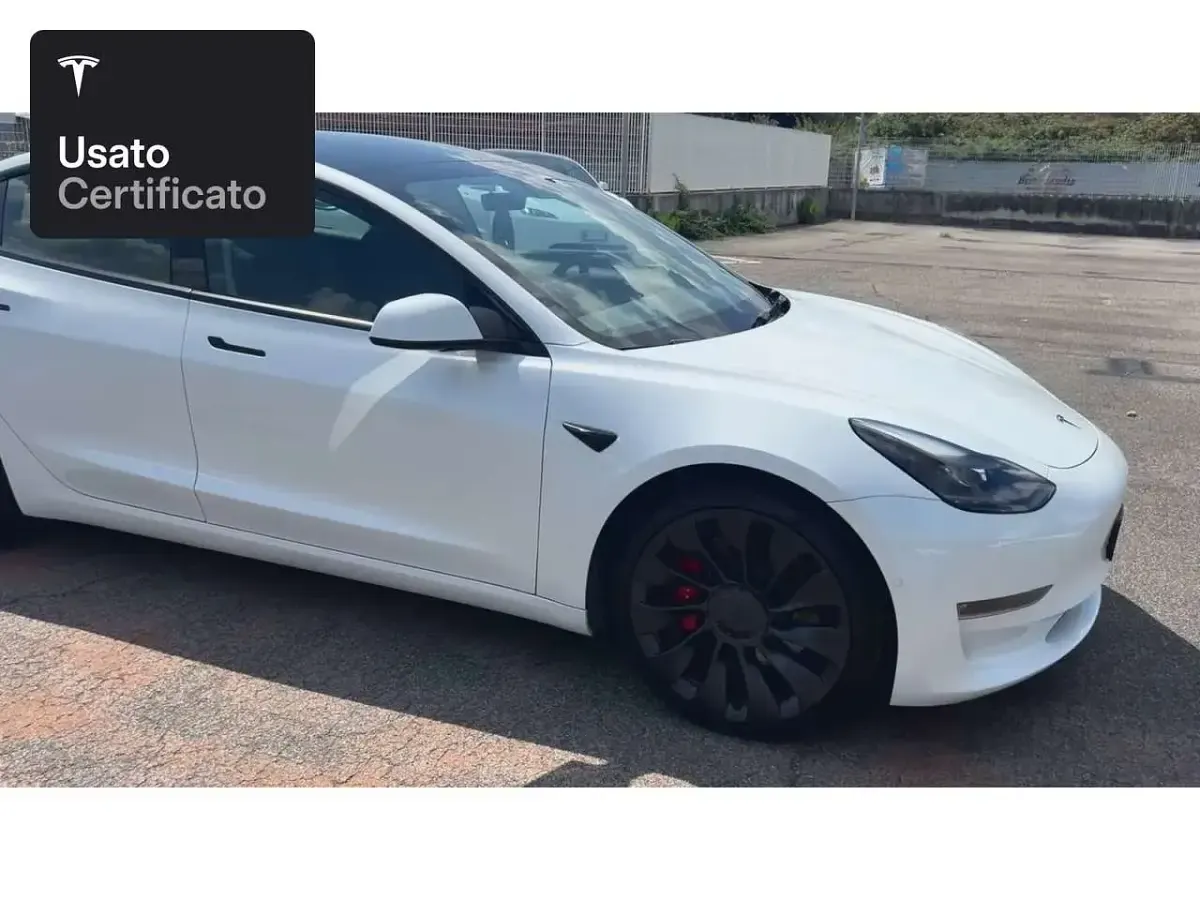 Usata Tesla Model 3 Performance 377 kW (513 CV) 2021 Pearl white multicoat Berlina