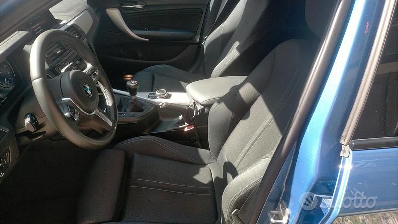 Usata BMW 116 M Sport 116 CV (85 kW) 2019 Blu Utilitaria