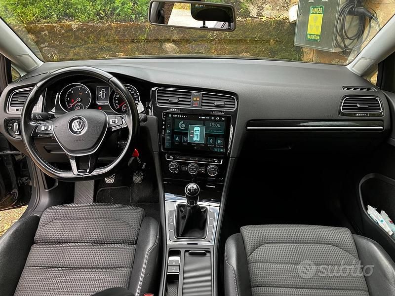 Usata VW Golf VII 110 CV (80 kW) 2017 Grigio Berlina