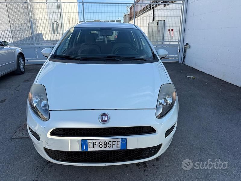 Usata Fiat Punto Lounge 77 CV (56 kW) 2014 Bianco Utilitaria