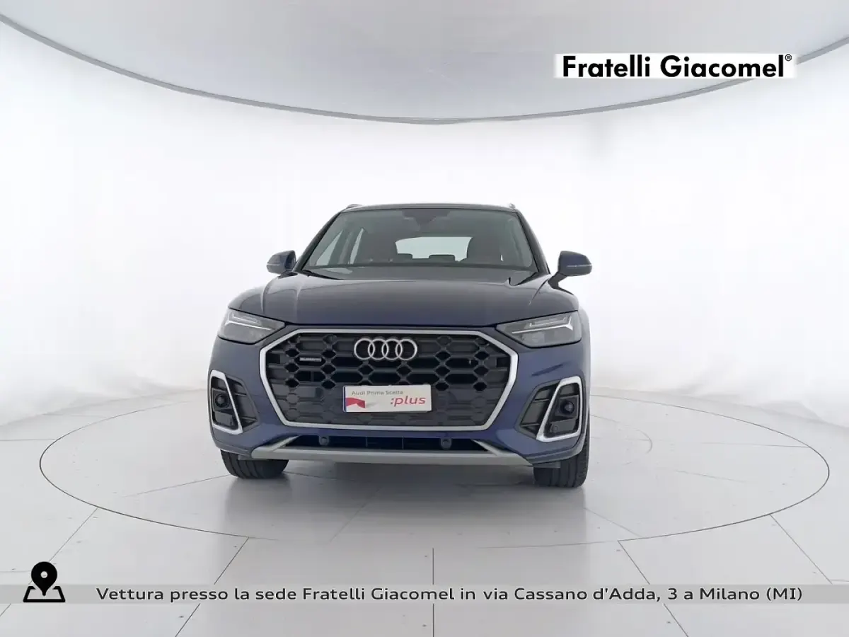 Usata Audi Q5 S-Line 204 CV (150 kW) 2021 Blu navarra metallizzato SUV
