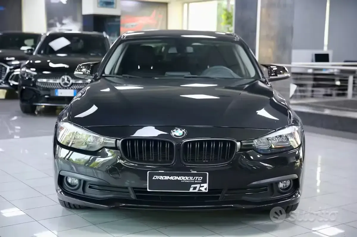 Usata BMW 318 Advantage 150 CV (110 kW) 2016 Nero Berlina