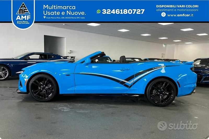 Usata Chevrolet Camaro 275 CV (202 kW) 2022 Blu Cabrio