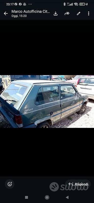 Usata Fiat Panda 45 CV (33 kW) 1994 Verde Utilitaria