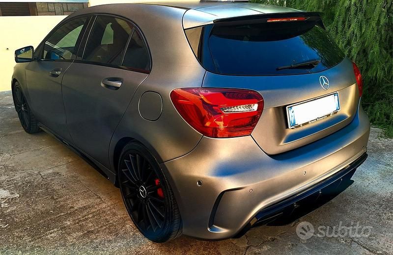 Usata Mercedes A45 AMG 381 CV (280 kW) 2016 Grigio Berlina