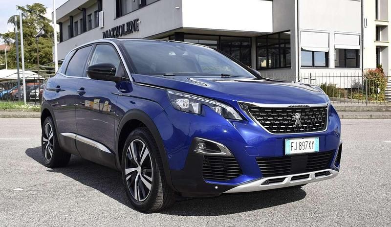 Usata Peugeot 3008 GT-line 131 CV (96 kW) 2017 Blu/azzurro SUV