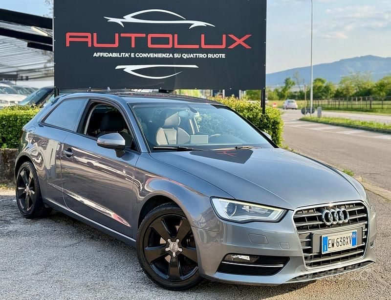 Usata Audi A3 105 CV (77 kW) 2014 Grigio Berlina