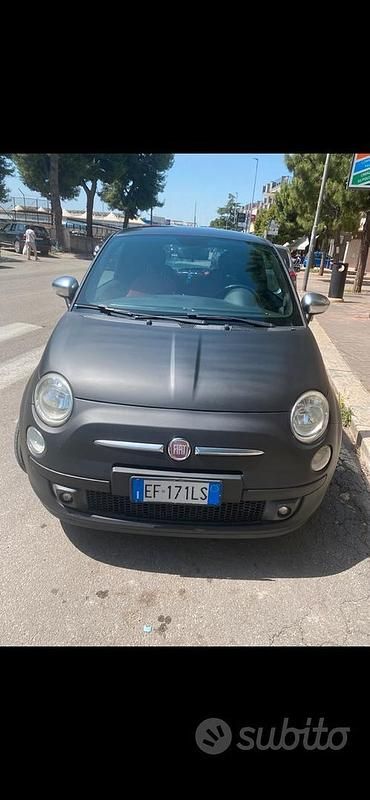 Usata Fiat 500 96 CV (70 kW) 2010 Nero Utilitaria