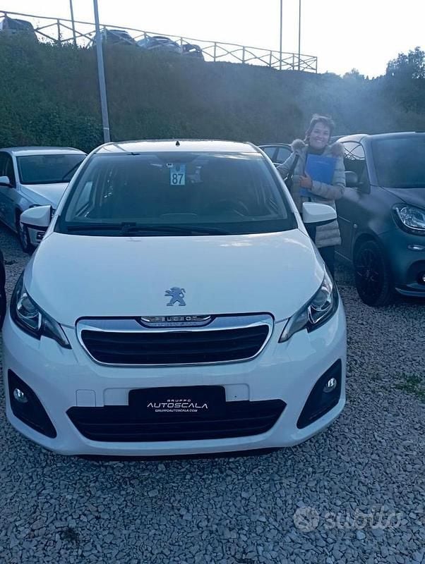 Usata Peugeot 108 69 CV (50 kW) 2018 Bianco Utilitaria
