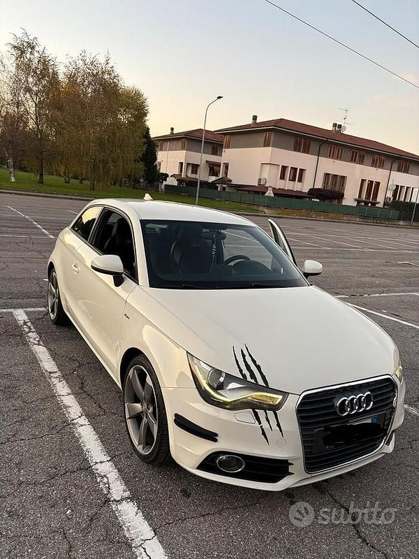 Usata Audi A1 S-Line 90 CV (66 kW) 2011 Bianco Berlina