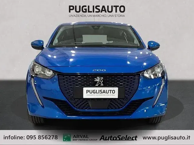 Usata Peugeot e-208 Active 56 kW (77 CV) 2020 Blu Utilitaria