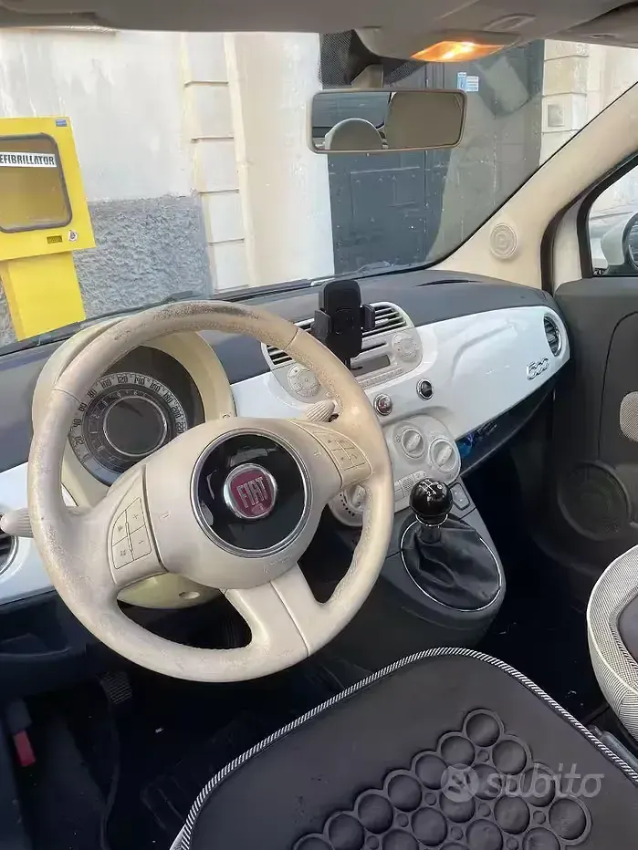 Usata Fiat 500 2008 Bianco
