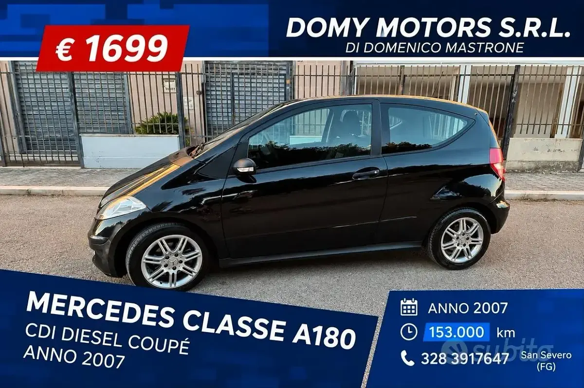 Usata Mercedes A180 109 CV (80 kW) 2007 Coupé