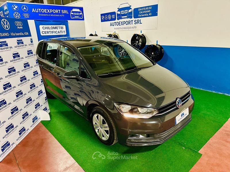 Usata VW Touran Comfortline 110 CV (80 kW) 2016 Grigio Monovolume