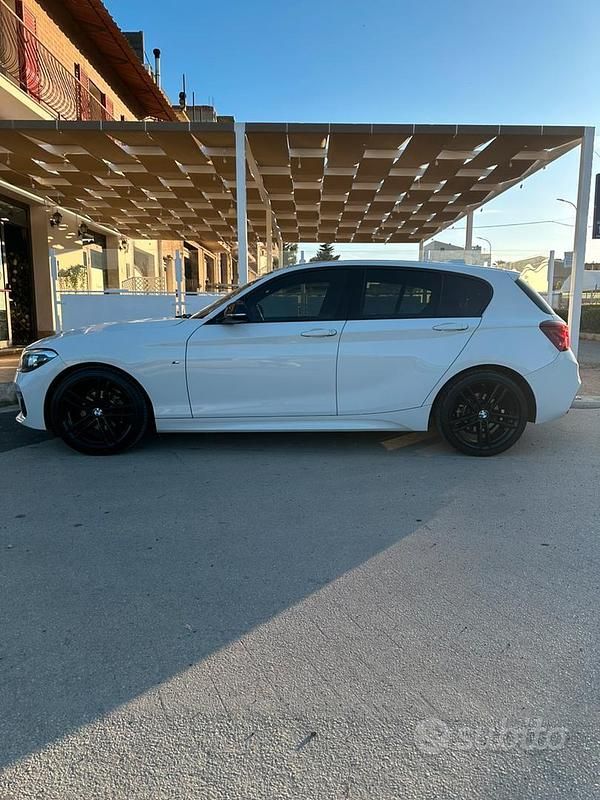 Usata BMW 116 M Sport 116 CV (85 kW) 2019 Bianco Utilitaria